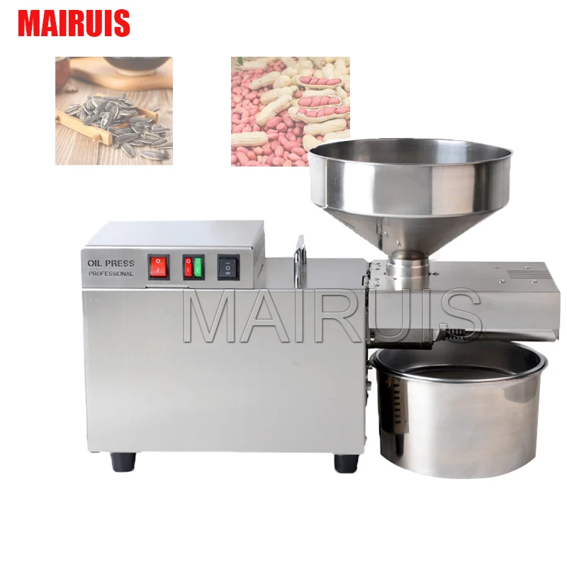 

110V/220V Automatic Cold Press Oil Machine, Oil Cold Press Machine, Sunflower Seeds Oil Extractor, Olive Oil Press Extract