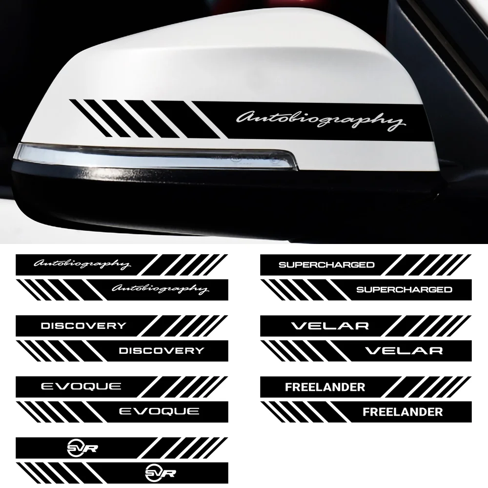 Автомобильный Стайлинг 2 шт. Автомобильная боковая наклейка на зеркало заднего