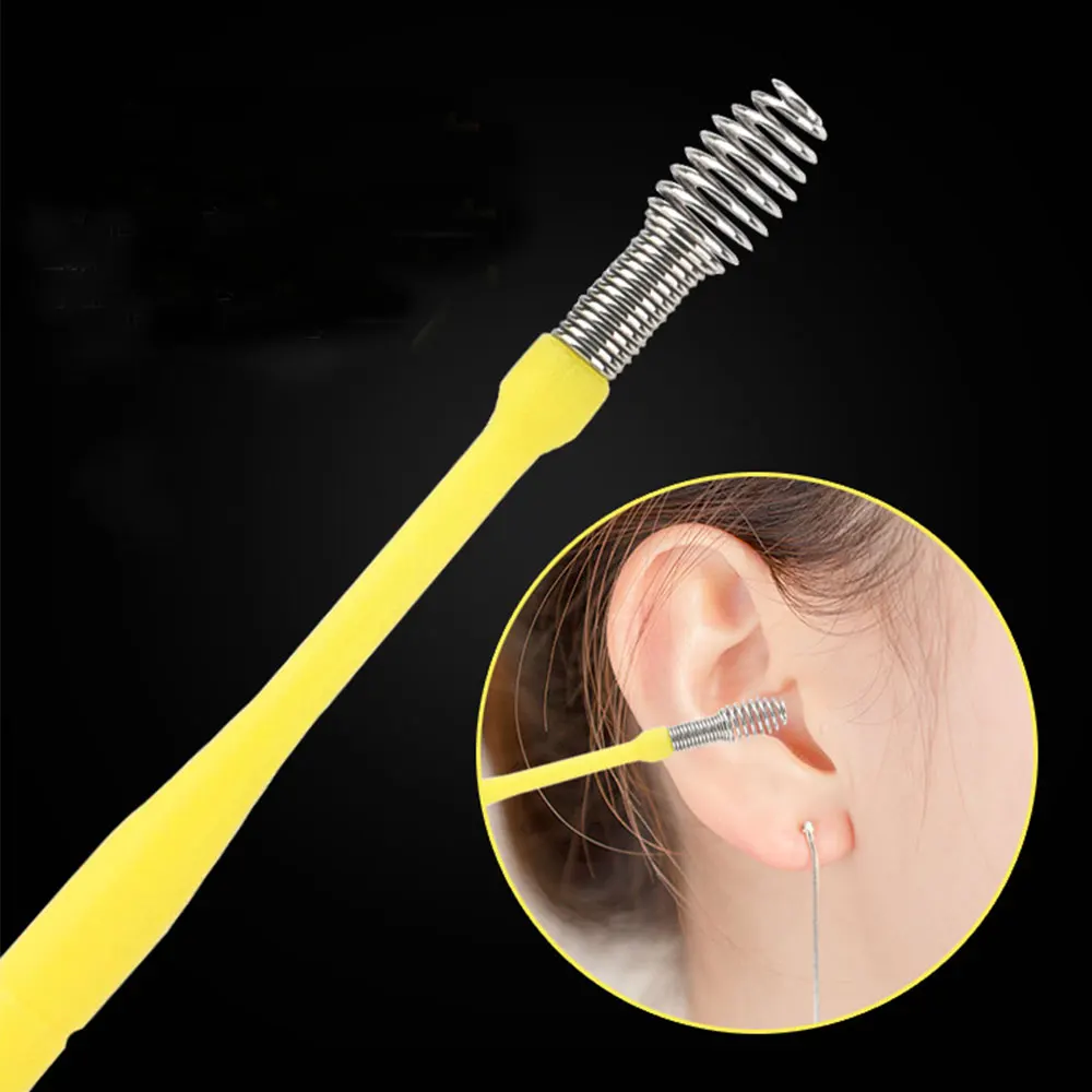 7 шт. спираль для чистки ушей из АБС-пластика