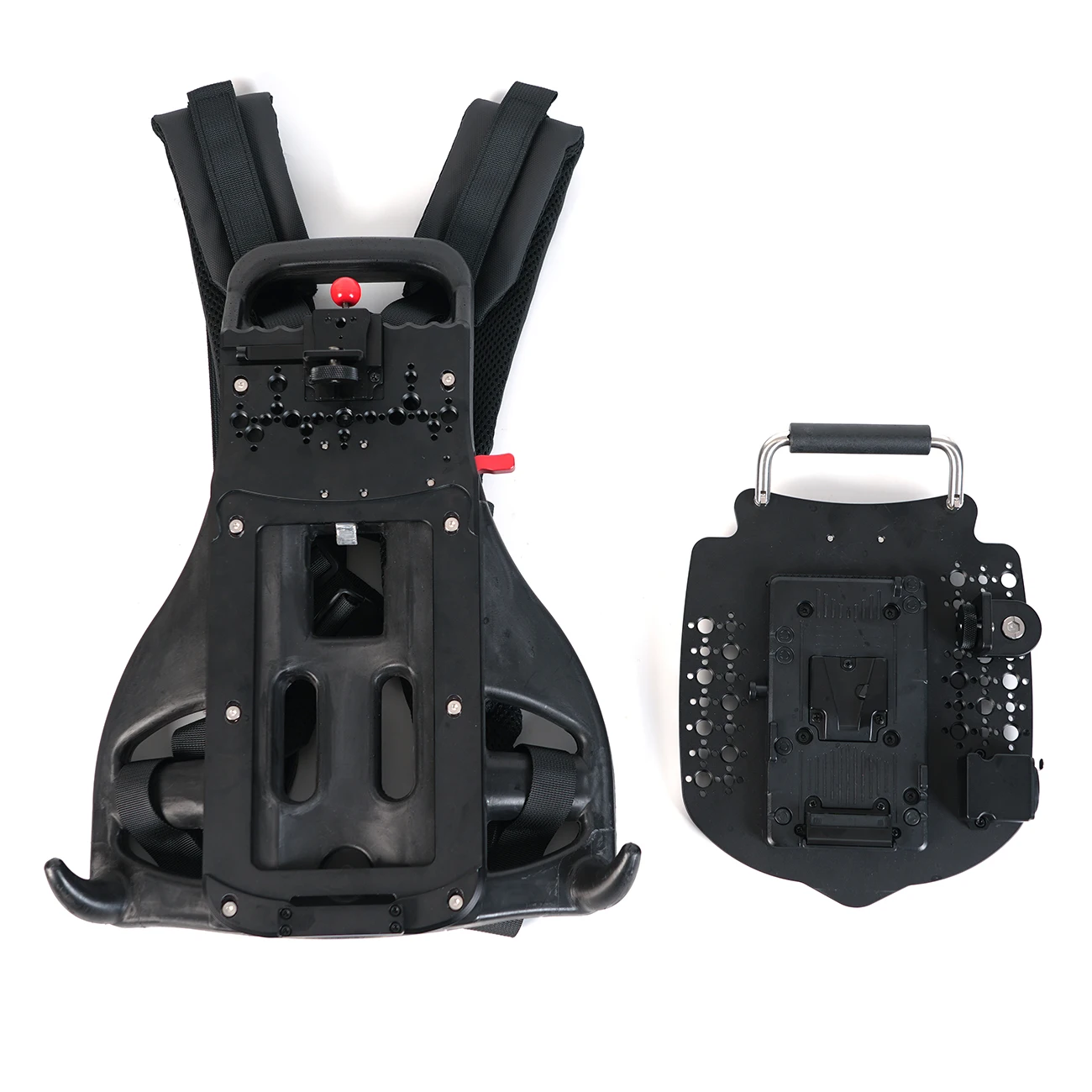 Фото Рюкзак для аккумуляторов V-mount, B-mount, Gold-mount с крепежной пластиной и выходом XLR 3Pin для ARRI ALEXA 35, mini miniLF/RED/SONY/CANON №3