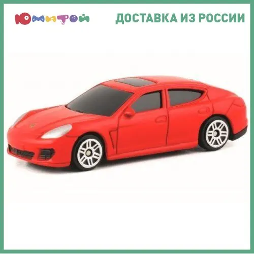 Машина металлическая RMZ City 1:64 без механизмов Porsche Panamera матовый красный (344018SM(A))