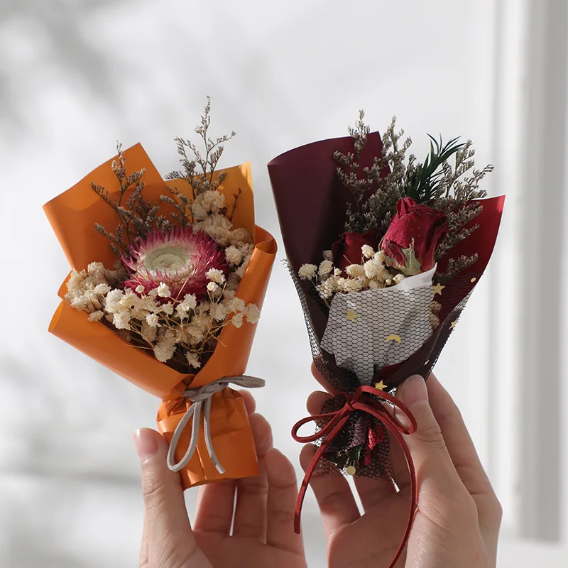 

2023 flowers home decoration Dry Flower Photo Props Flores Secas Naturales Wedding Birthday Decoration Party Gifts Dried Flowers