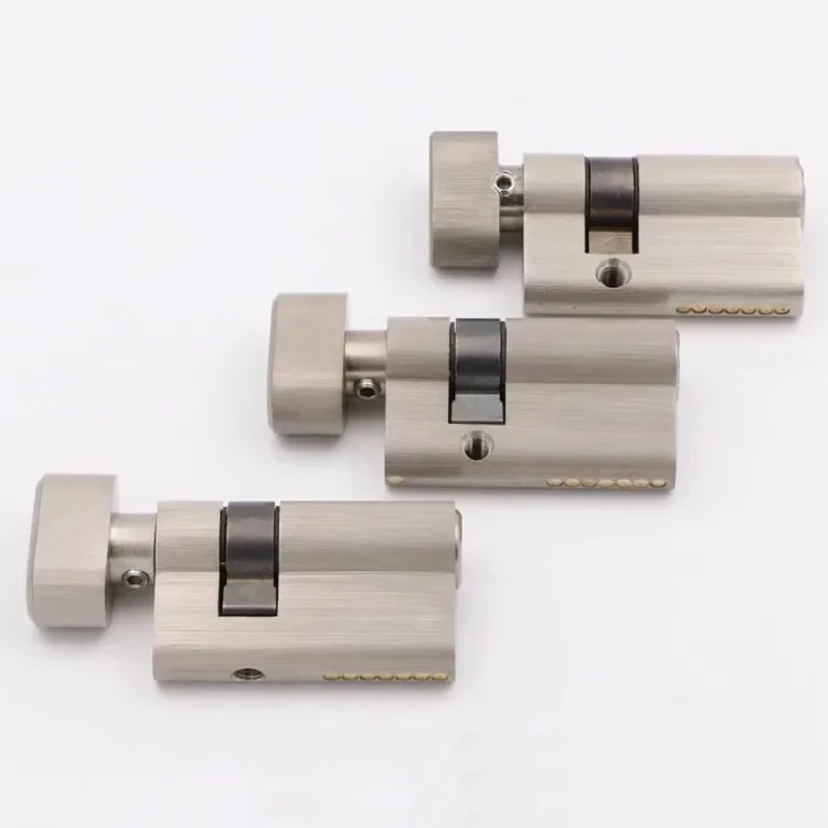 Цилиндр замка для стеклянной двери Асимметричный сердечник Высота 32 мм Длина 50