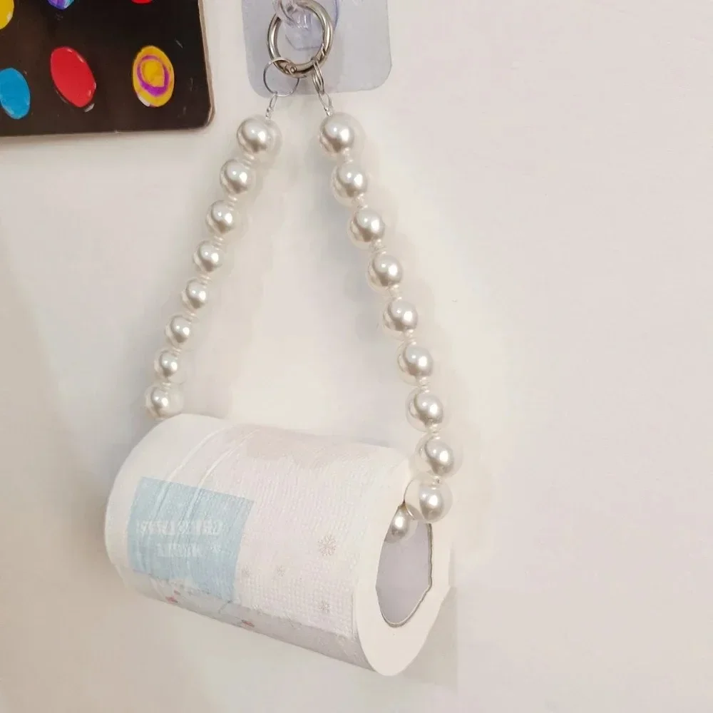 

Розовая подвесная цепочка для хранения из пластика