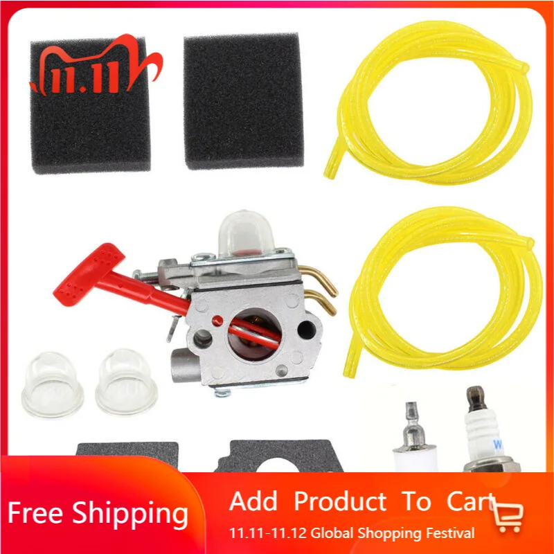 

Carburetor Kit Accessories Set For Homelite PBC3600 Zama C1U-H39A UP00608A UP00608 UP00021 Garden Tools PartsC1U-H39A UP00608A