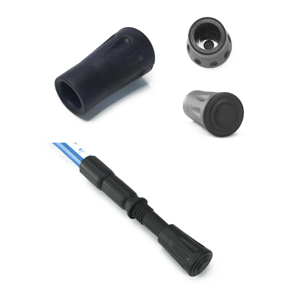 4 шт. Сменные резиновые наконечники для походной палки трекинговые см