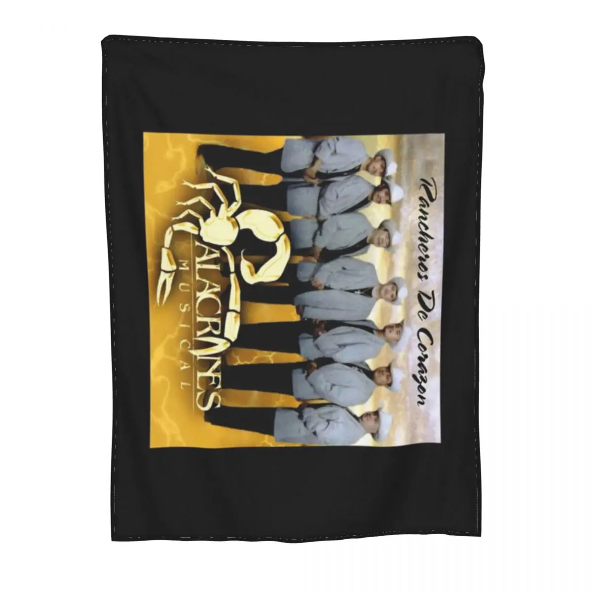 Alacranes Музыкальные-Rancheros De Hearts On альбом 2004 ультра-мягкое Флисовое одеяло