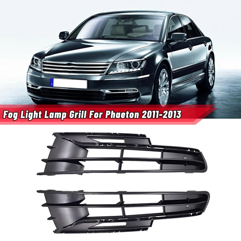 

Auto Front Left Right Bumper Fog Light Lamp Grill For-VW Phaeton 2011-2013 3D0853665J 3D0853666J 3D0854661H 3D0854662H