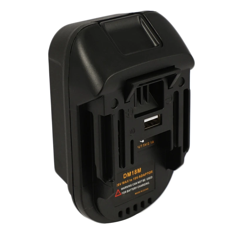 Адаптер для зарядного устройства Li-Ion Dm18m 3X 20 в 18 аккумуляторов Makita Bl1830 Bl1850