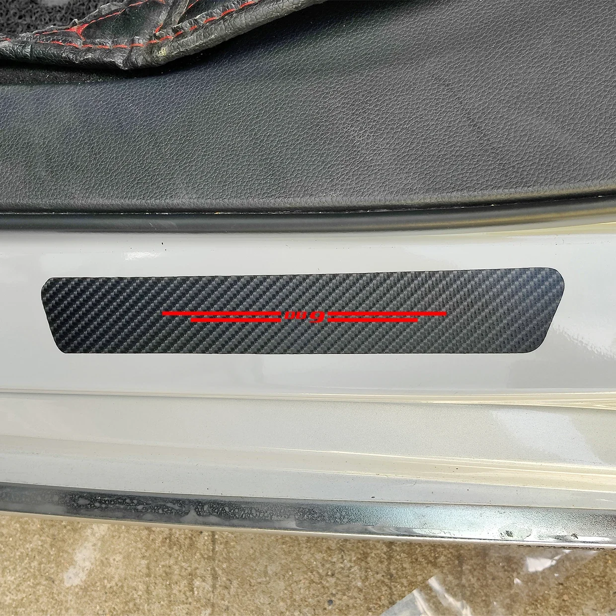 Набор Из 4 Наклеек На Пороги Автомобиля Углеродного Волокна Для Aston Martin AMR Cygnet DB9 DBS