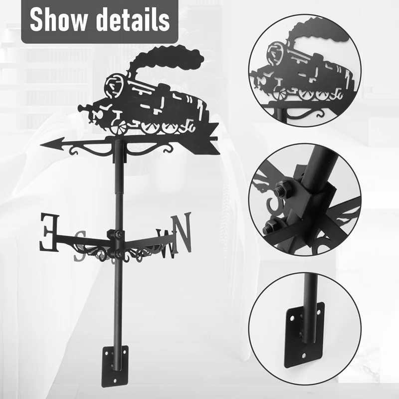 Силуэт парового поезда лоток для атмосферных воздействий сада внутреннего