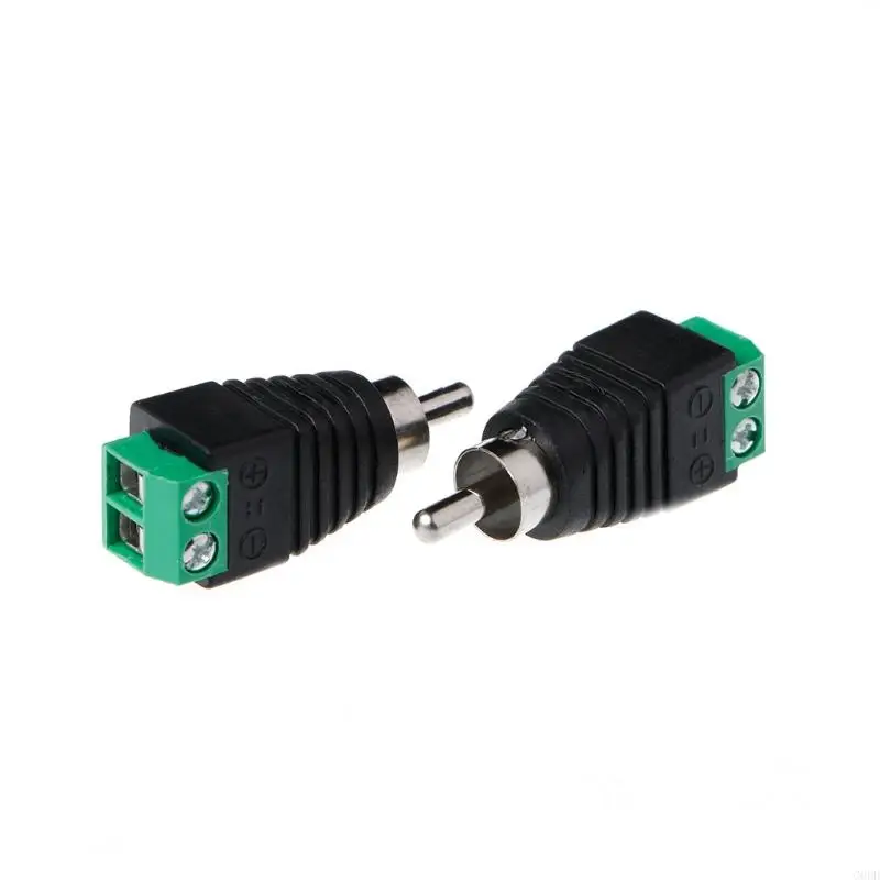 Винт G6DD 3 PCS RCA мужской вилка к Terminal Connector Video Balun 2