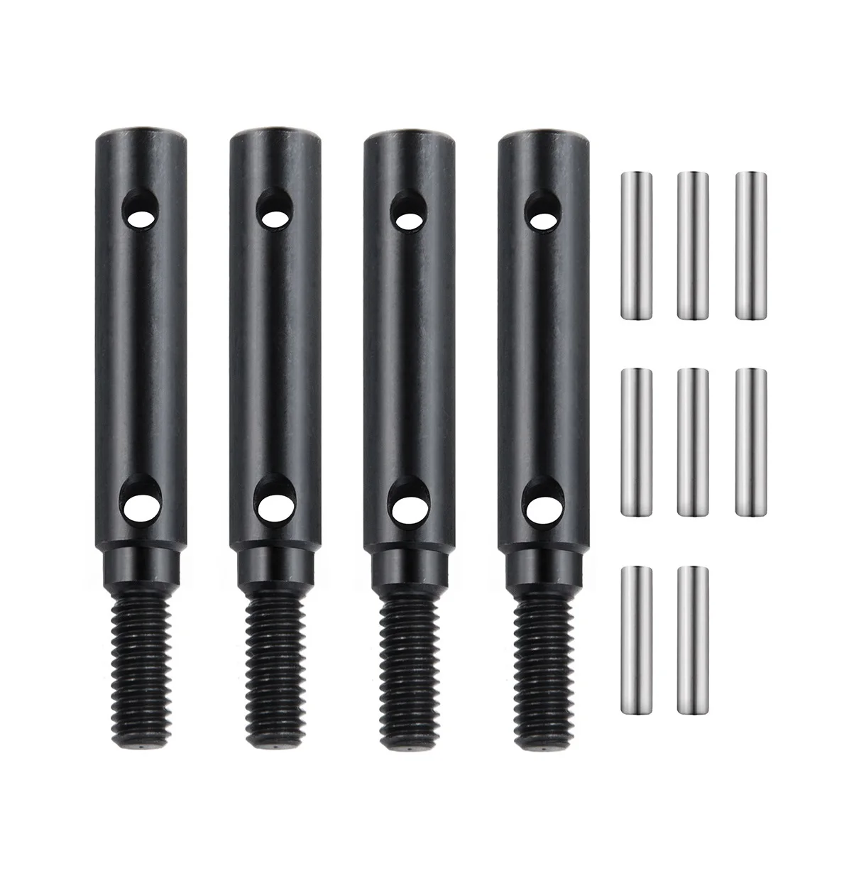 

Hard Steel Front Rear Portal Stub Axle Drive Gear Shaft for 1/10 RC Crawler TRAXXAS TRX4 TRX-4 TRX6 Portal Axle,4Pcs