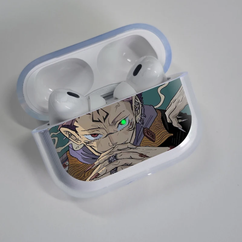Прозрачные наушники Kaisen Gojo Satoru для Apple Airpods 1 2 3 Pro