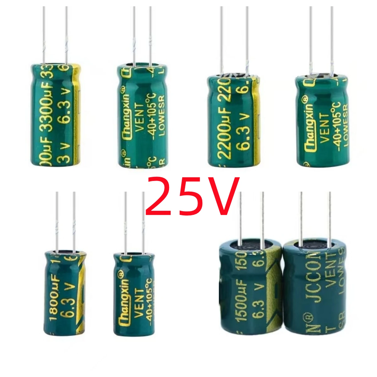 

10/50/100 Pcs/Lot 25V470uF DIP High Frequency Aluminum Electrolytic Capacitor