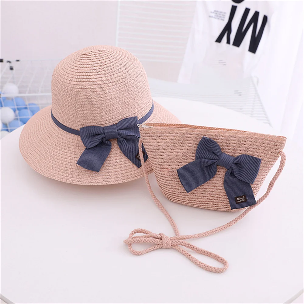 Bear Leader/Аксессуары для малышей 2023 г. Летняя детская соломенная шляпа со шнуровкой