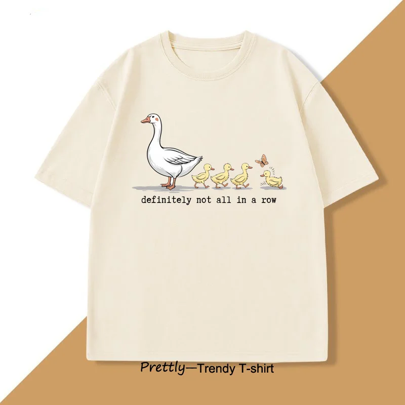 Забавная футболка Глупый гусь для мужчин и женщин в стиле ретро с уткой любителей