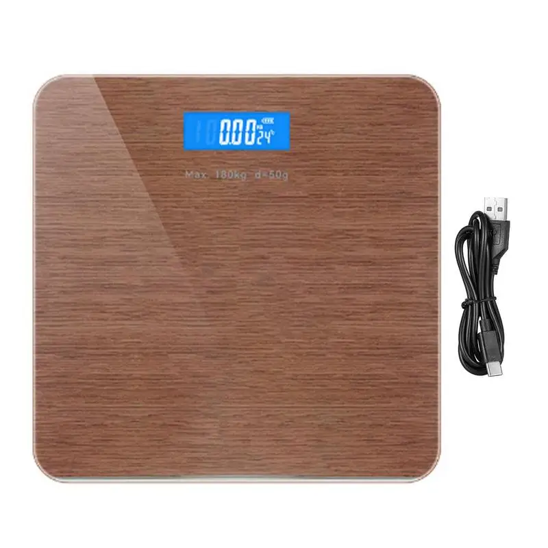 

Bathroom Scales Smart Body Weight Scale LED Display 180KG Digital Floor Scale Home Accurate Electronic Body Scales