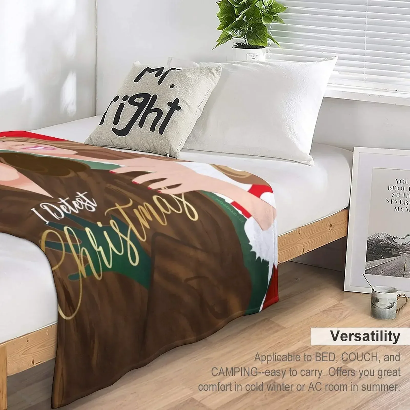 Рождественское одеяло роскошные дизайнерские декоративные одеяла для Хэллоуина