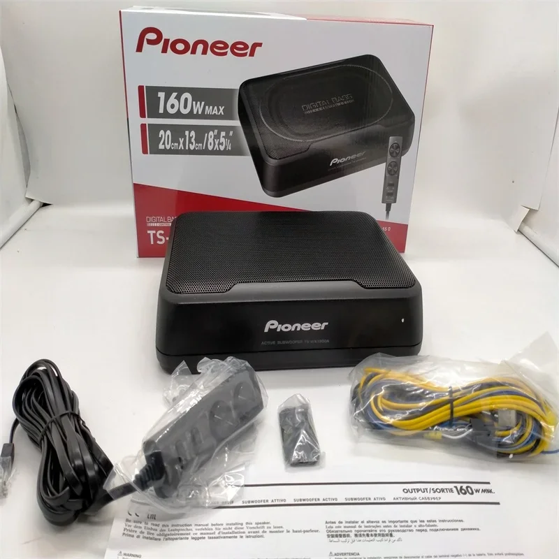 Бесплатная доставка 1 комплект автомобильного сабвуфера PIONEER TS-WX130DA 160 Вт активный