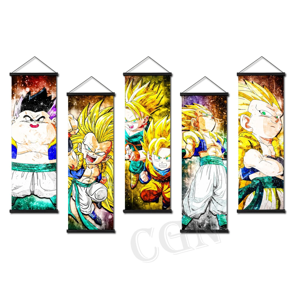 

Canvas Painting Art Print Japanese Anime Character Dragon Ball Manga Wall Poster Kakarotto Picture Home Decor Hanging Scrolls