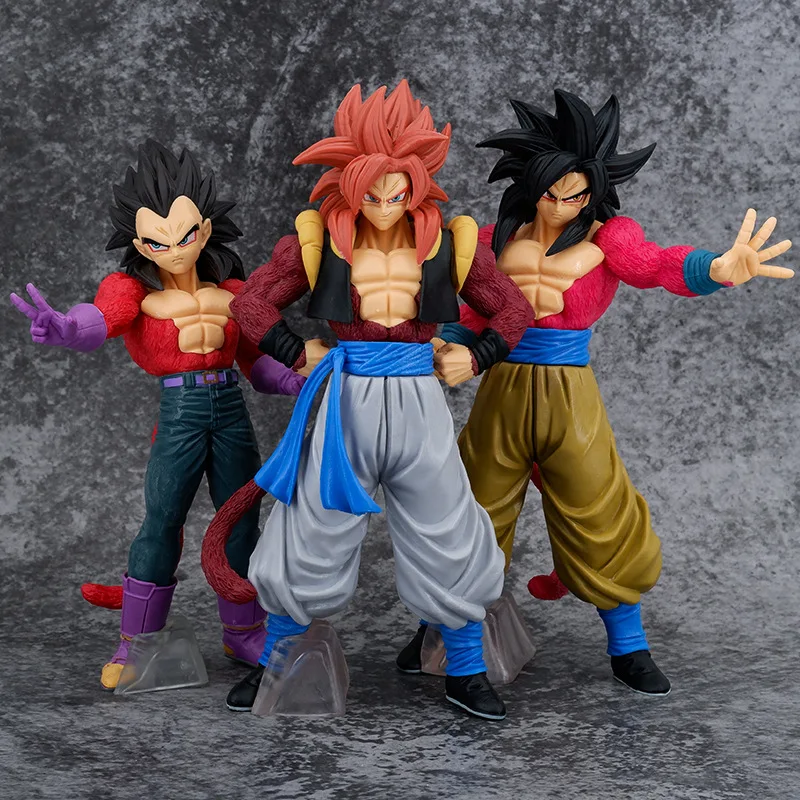 

Фигурка Dragon Ball Son Goku Gogeta Vegeta IV Super Saiyan 4 27 см, аниме-фигурка манга, статуя, коллекционная кукла, детская игрушка, подарок