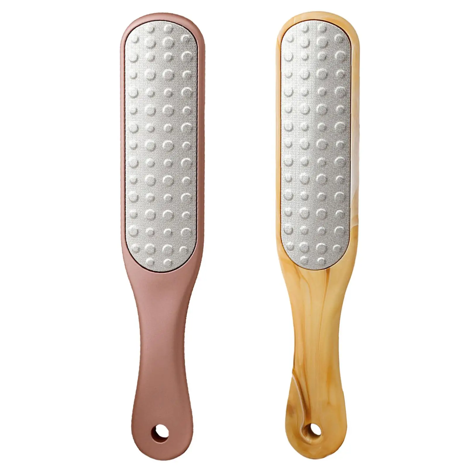 

Foot Scrubber Pedicure Tools Double Side Stainless Steel Plastic Ergonomic Foot Plate Foot Rub Callus Remover for Dead Dry Skin