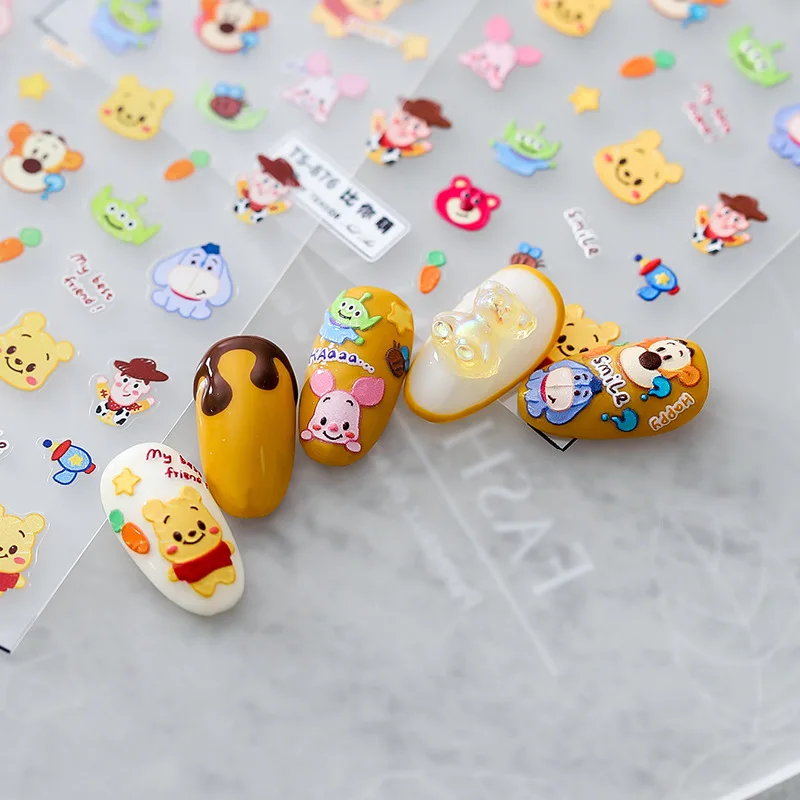 

A Variety Of Colorful Cute Nail Decoration Decalsnail Foil