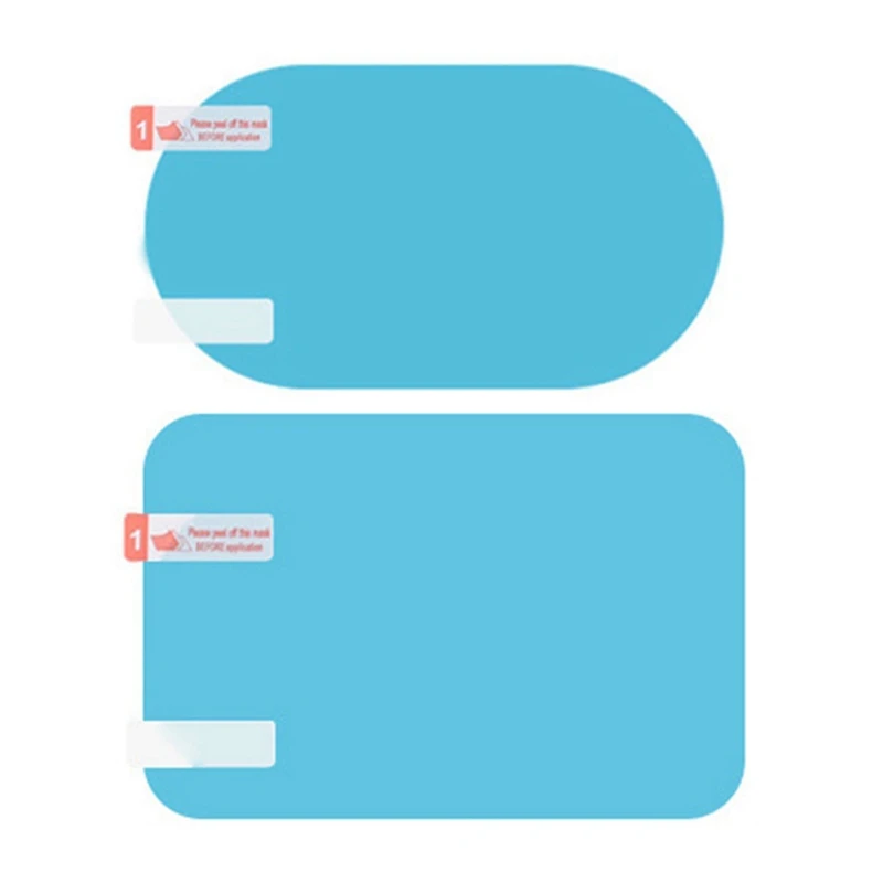 

1 Set/4 Pcs Car Rearview Mirror Waterproof Glass Film Anti-Fog Rain-Proof Window Membrane Specifications Auto Car Accessories