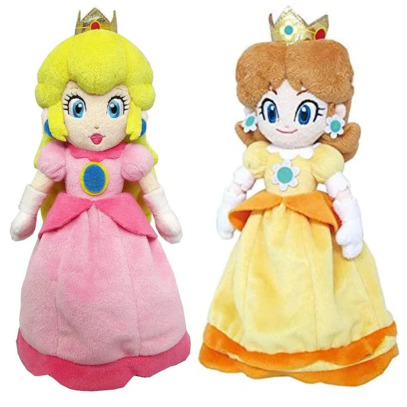 

New Cute Classical Game Super Mario Princess Peach Daisy Plush 20CM Kids Stuffed Toys For Children Gifts