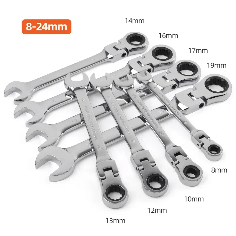 Набор гаечных ключей OLOEY хромованадиевая сталь метрические и SAE