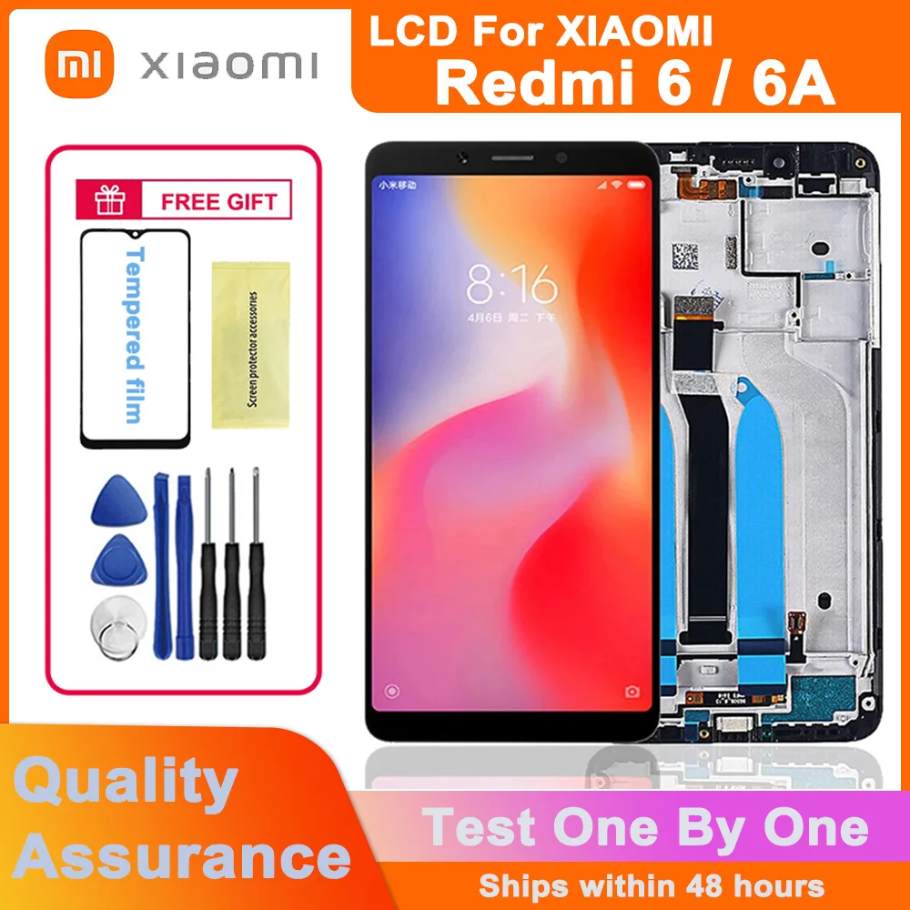 

Original 5.45" LCD Display for Xiaomi Redmi 6A LCD touch screen digitizer assembly for Xiaomi Redmi 6 LCD Replaceable parts
