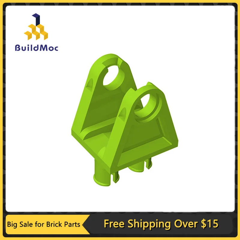 

10 шт., детали MOC 32069, высокотехнологичная рулевая рукоятка с булавками, совместимые с кирпичами, конструктор «сделай сам», Детский конструкто...