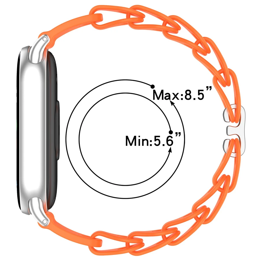 Фото Полый ремешок для Xiaomi Mi Band 10 9 8, мягкий официальный силиконовый сменный ремешок для часов, браслет для Xiaomi Miband 8 9 10, ремешок №5