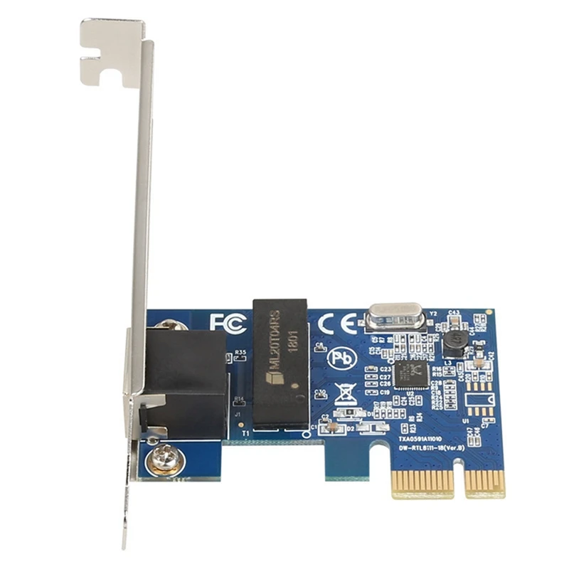Гигабитная сетевая карта Pcie Rtl8111e и F-чип Сетевая 1000M Настольная домашняя Pci-E