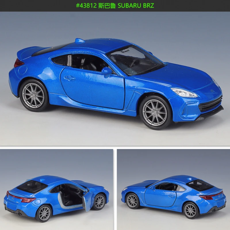 

WELLY 1:36 SUBARU BRZ Sports Car High Simulation Diecast Car Metal Alloy Model Car Children's Toys Collection Gifts