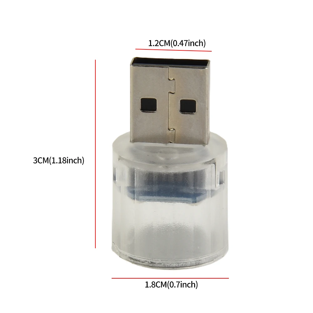 

Автомобильная светодиодная мини-USB-лампа для внутреннего освещения