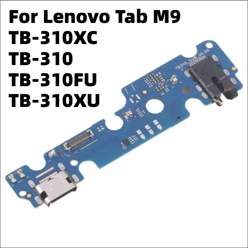 Фото Гибкий кабель док-станции для Lenovo Tab M9 TB-310 TB-310XC TB-310FU TB-310XU, новый разъем USB для зарядки, штекер, гнездо для зарядки. №1