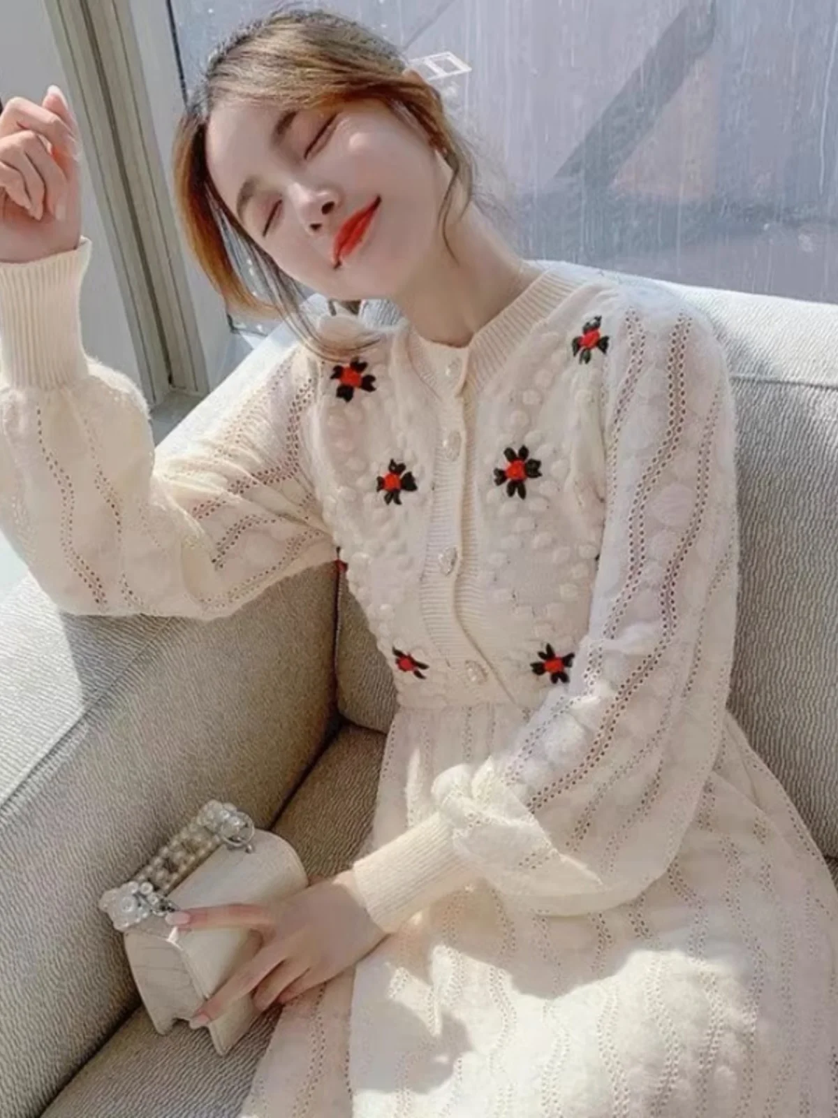 Модная модная новинка 2025 осенняя женская одежда французский дизайн маленькое