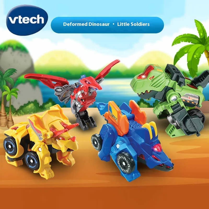 Vtech Трансформирующие динозавры Shenbing Kids Series Треугольник Дракон Меч Мальчик