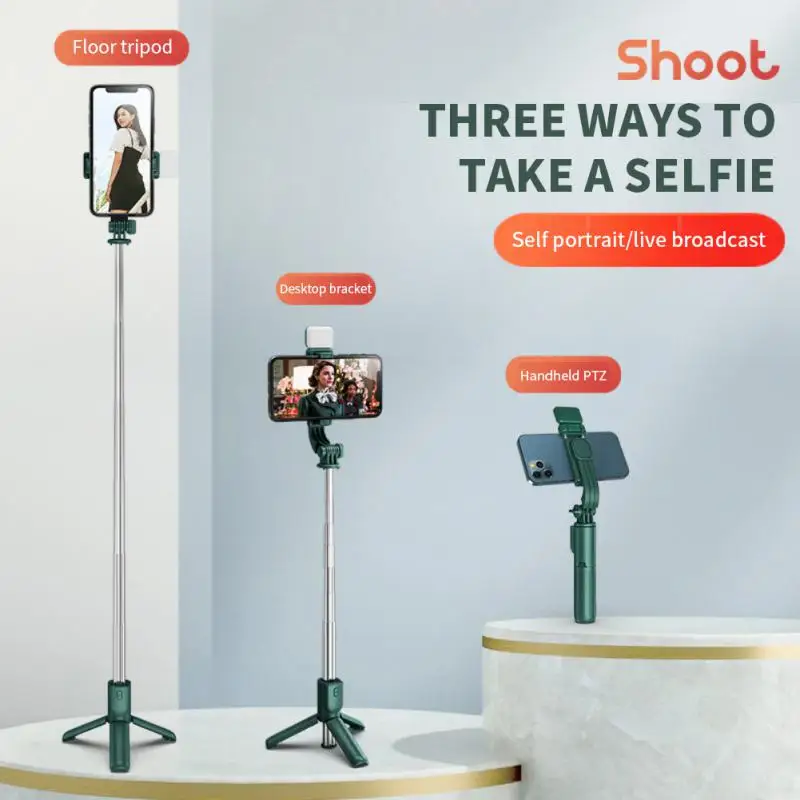 

Tripod Expandable Monopod Selfie Stick Mini Horizontal And Vertical Shooting Live Broadcast Bracket Foldable Portable Tripod