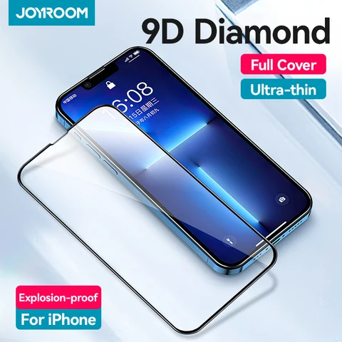 Joyroom 1/2/3 шт. HD стекло для iPhone 16 15 14 13 12 Pro Max Защитная пленка для экрана Полноэкранная защита закаленного стекла для iPhone