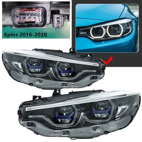Автомобильные аксессуары, передние фары для BMW F32 светодиодный, фары 2012-2019, передние фары DRL 425i 428i 430i 435i, сигнальная передняя фара Plug And Play