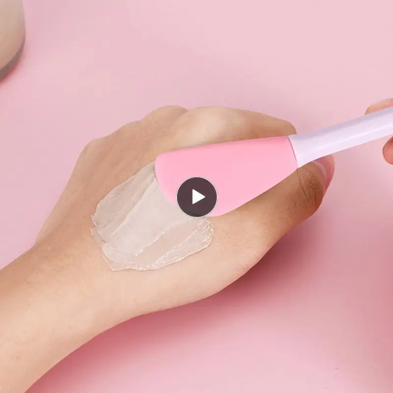 

Removable Facial Stirring Brush Soft Multifunction Silicone Mask Makeup Brush Cosmetics Make Up Brush Easy To Clean Tool