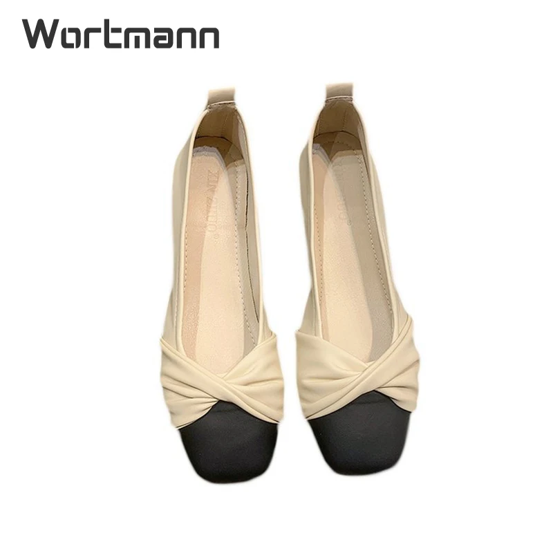

Туфли Wortmann Mary Jane, мягкие однотонные туфли на мягкой подошве, весна-осень 2023, подходят ко всему, повседневные женские туфли на плоской подошве