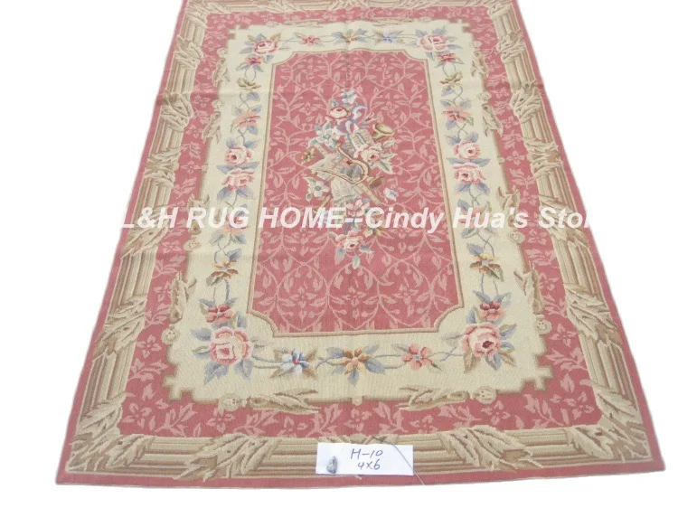 Бесплатная доставка 4'X6' Кружево Ковры Новая Зеландия шерстяные ковры aubusson