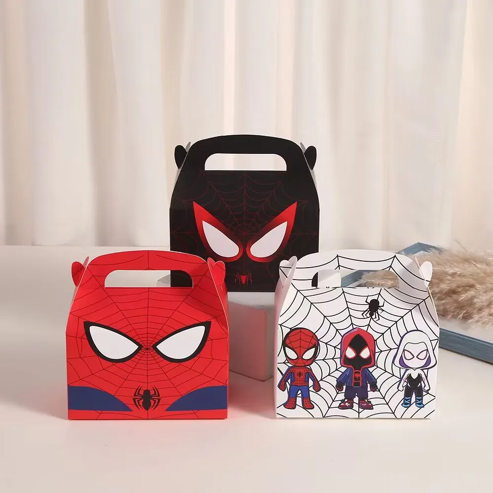 Cartoon Gift Box With Handheld For Baby Shower Birthday Favour Boxes Kids Party Decorations Supplies