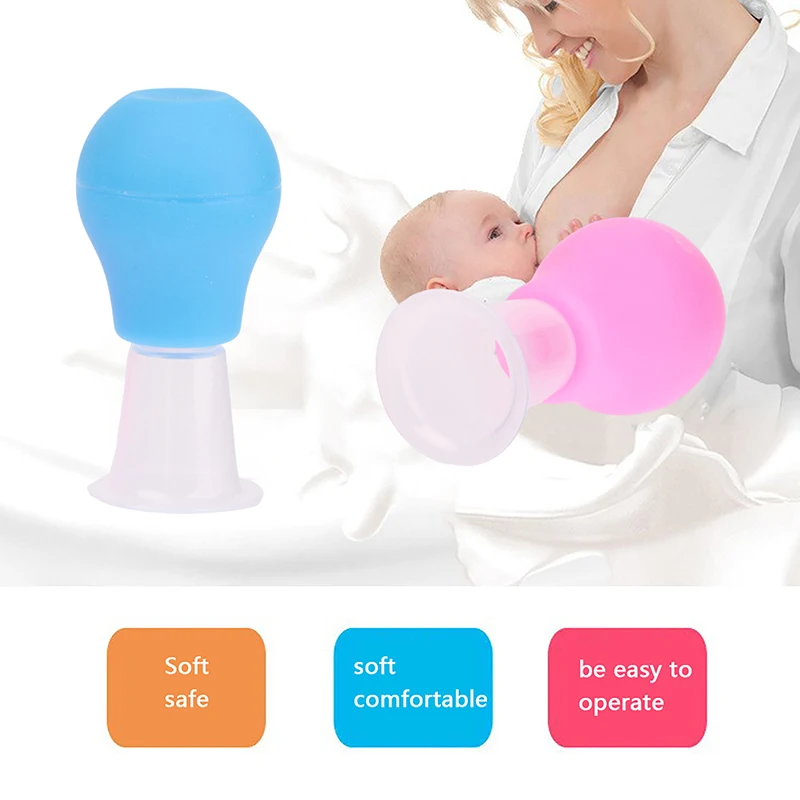 

Breast Pump Baby Nipple Manual Suction Milk Pump Feeding Breasts Pump Milk Bottle Sucking orrector Nipple Flat Retraction Puller