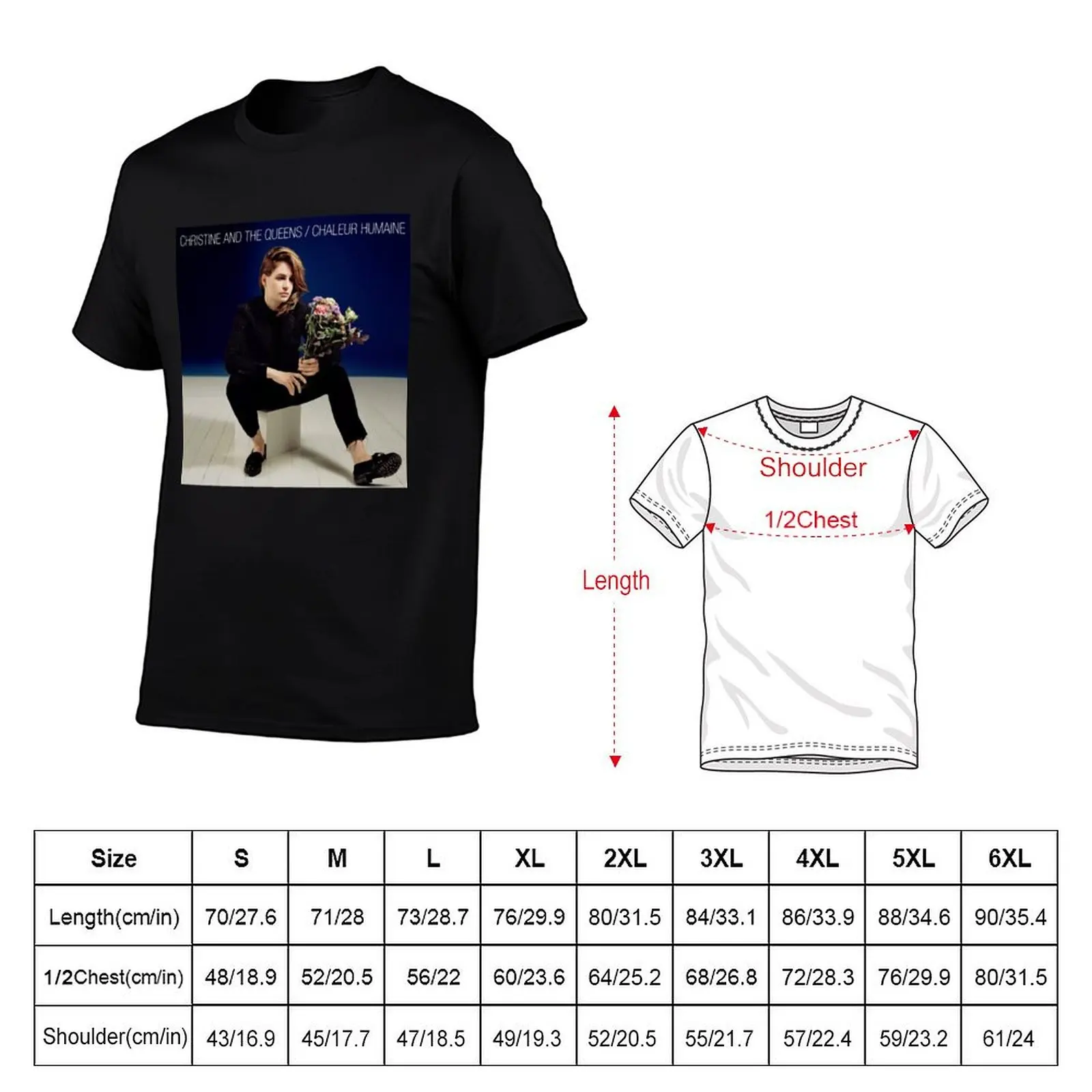 Футболка Christine and the Queens - Chaleur Humaine, быстросохнущая, для выступлений (art.: 3920dbecb460e) - 3920dbecb460e