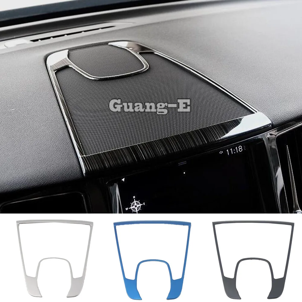 

Instrument Audio Loop For Volvo XC60 2018 2019 2020 2021 Car Cover Front Dashboard Speaker Sound Ring Audio Trim Frame 1pcs